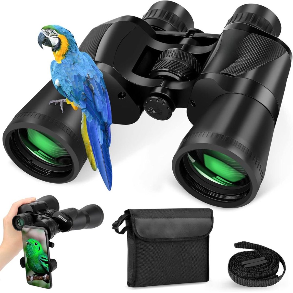 VALI® Verrekijker - Verrekijker voor Kinderen - Nachtkijker - Zwart - 23cm x 11cm x 24cm