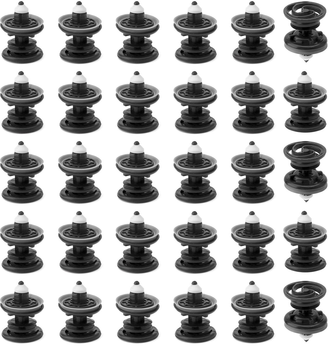 Solidchoice - Set van 30 Deurtrim Clips voor Auto Montage