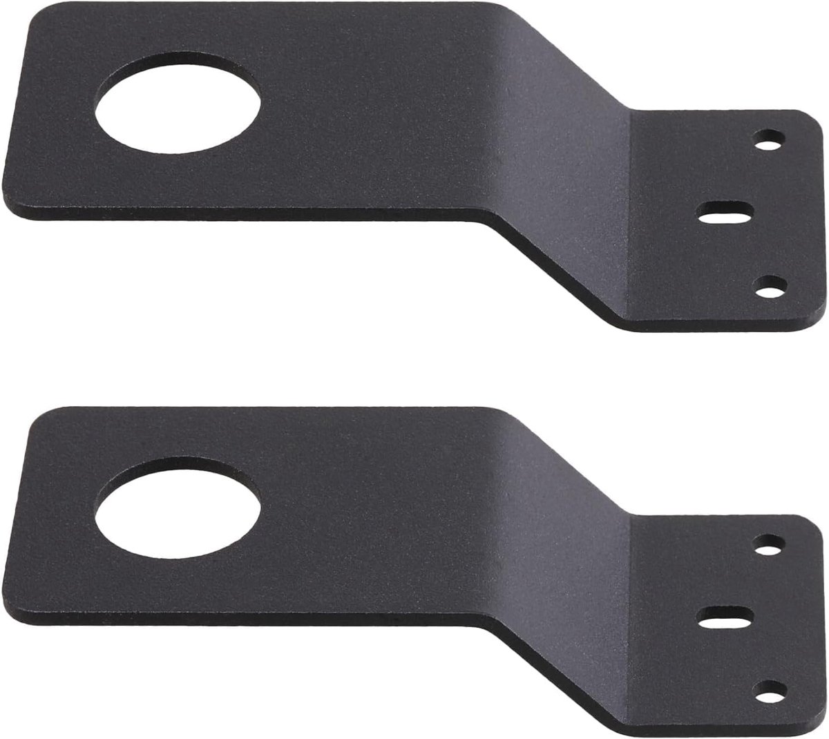 Antennebevestiging 3/4" gat - Stalen montagebeugels - Zwart - Geschikt voor mobiele antennes - ShopVlot