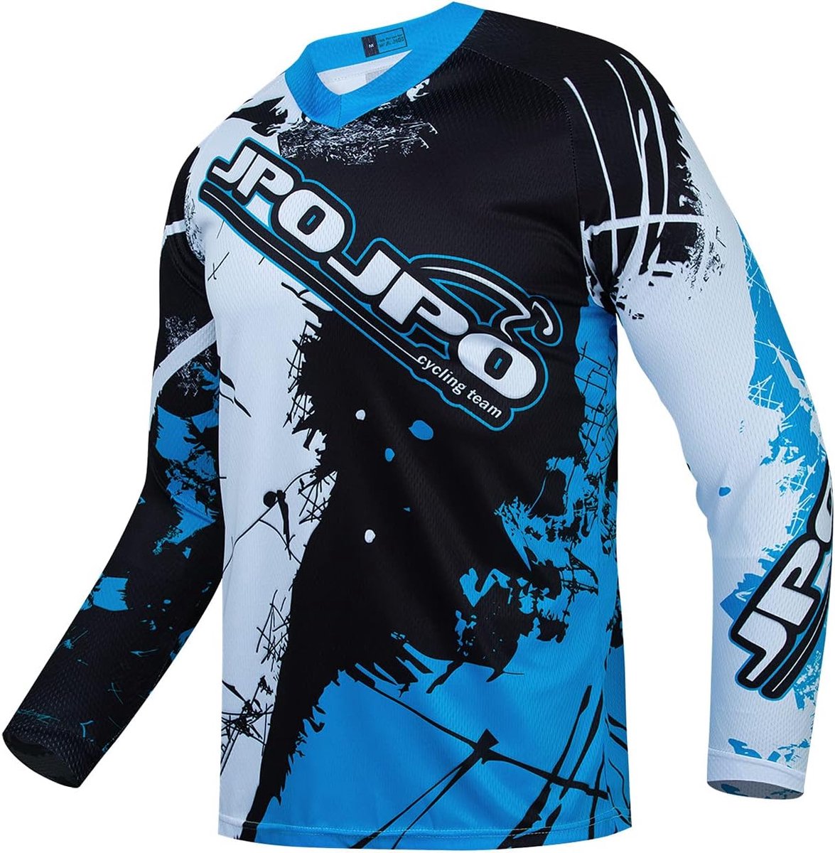 Fietsjersey jongens meisjes lange mouw - mountainbike BMX MX - ademend en comfortabel - ideaal voor offroad fietsen - ShopVlot