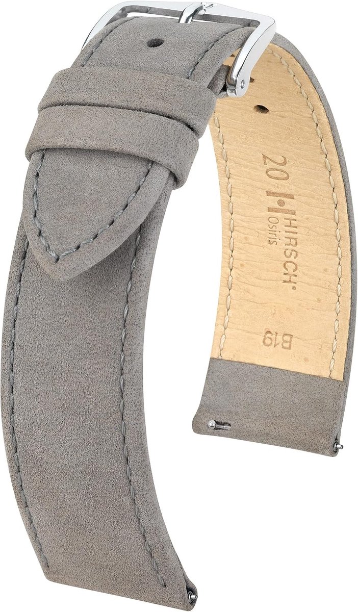 Horlogeband 22 mm - nubuck leer - unisex - stijlvol en comfortabel - ShopVlot