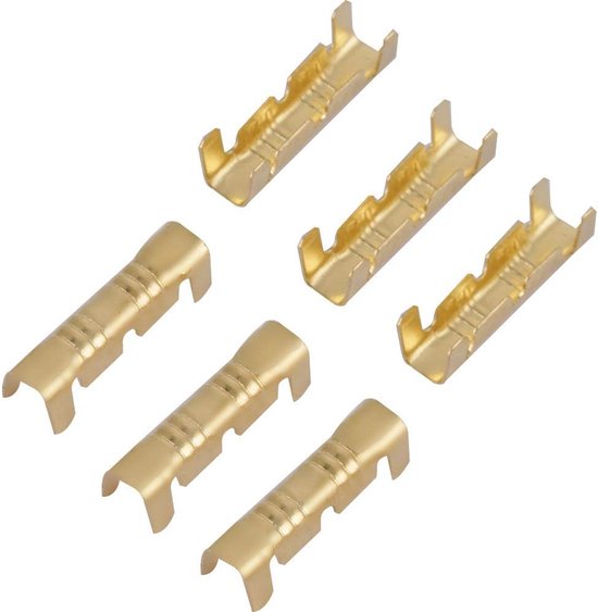 Vierkante Messing Krimpkous, 100 stuks Krimpkous voor Snelle Bedrading 0.5-1.5mm, Elektrische Isolatie en Bescherming — afbeelding 3