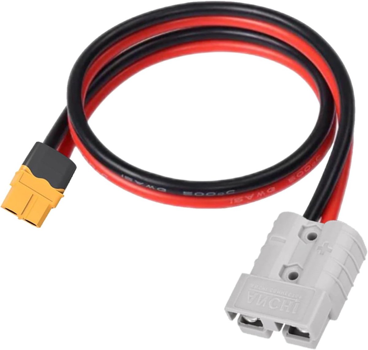 Anderson naar XT60 adapter - 10AWG kabel - 50A plug - ideaal voor zonne-energie toepassingen - ShopVlot