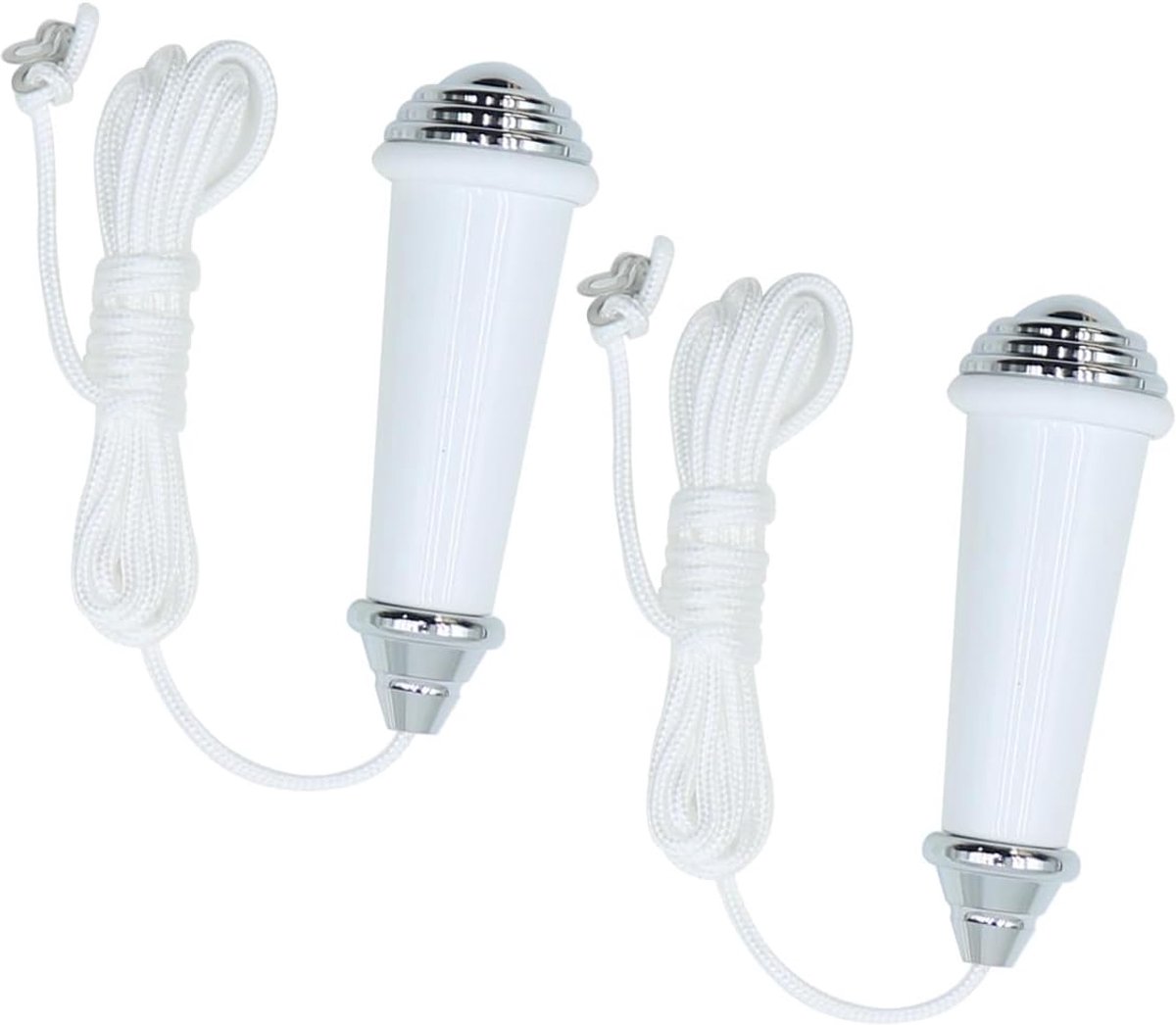 Trekkoord voor badkamerverlichting 150 cm - keramisch - duurzaam en stil - eenvoudig te bevestigen - ShopVlot