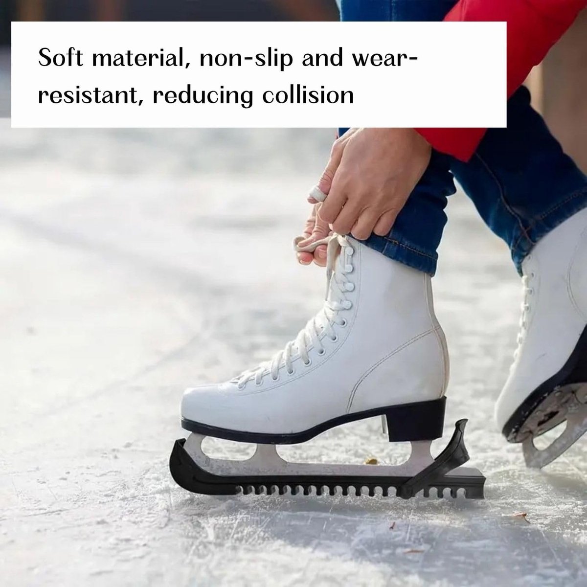 Schaatsbeschermers - Universeel verstelbaar - Zwart - Bescherming voor schaatsen - ShopVlot