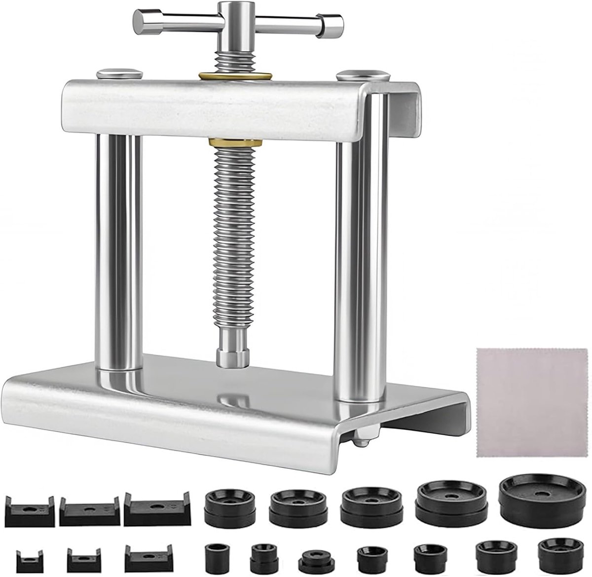 Horloge drukset 12 mallen - metalen pers gereedschap - stabiele basis - eenvoudig horloge vervangen - ShopVlot