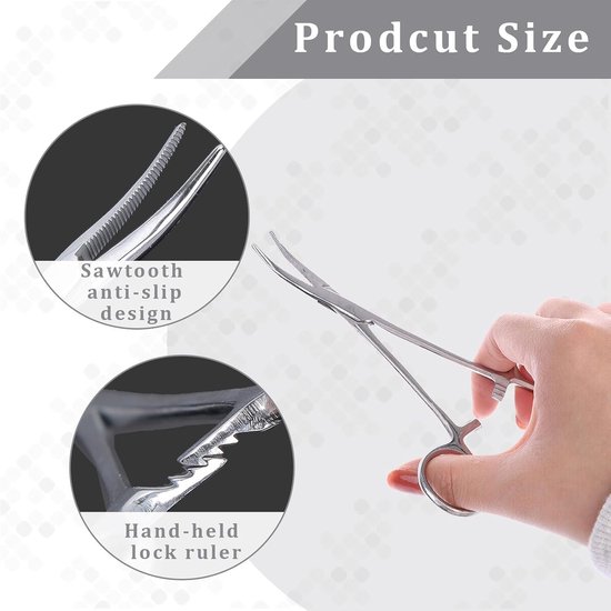 Vishaak remover - gebogen visklem - antislip handvat - eenvoudig vishaak verwijderen - ShopVlot — afbeelding 2