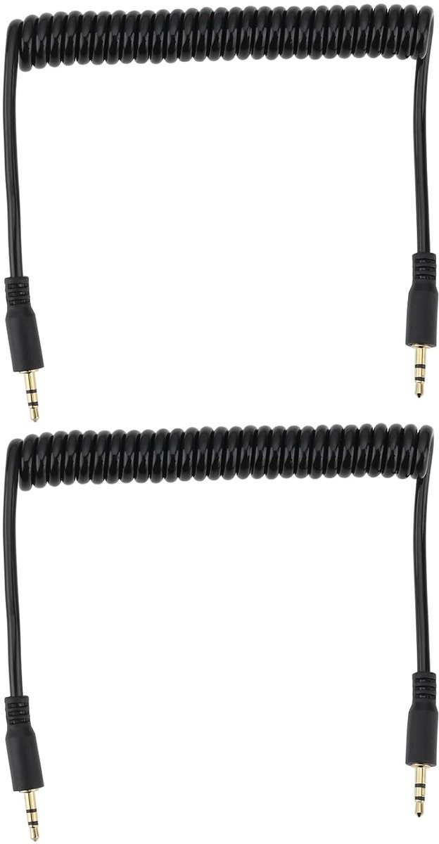 Audio Aux Kabel 2.5mm 90cm - Stereo Verlengkabel - Male naar Male - Geschikt voor camera en hoofdtelefoon - ShopVlot