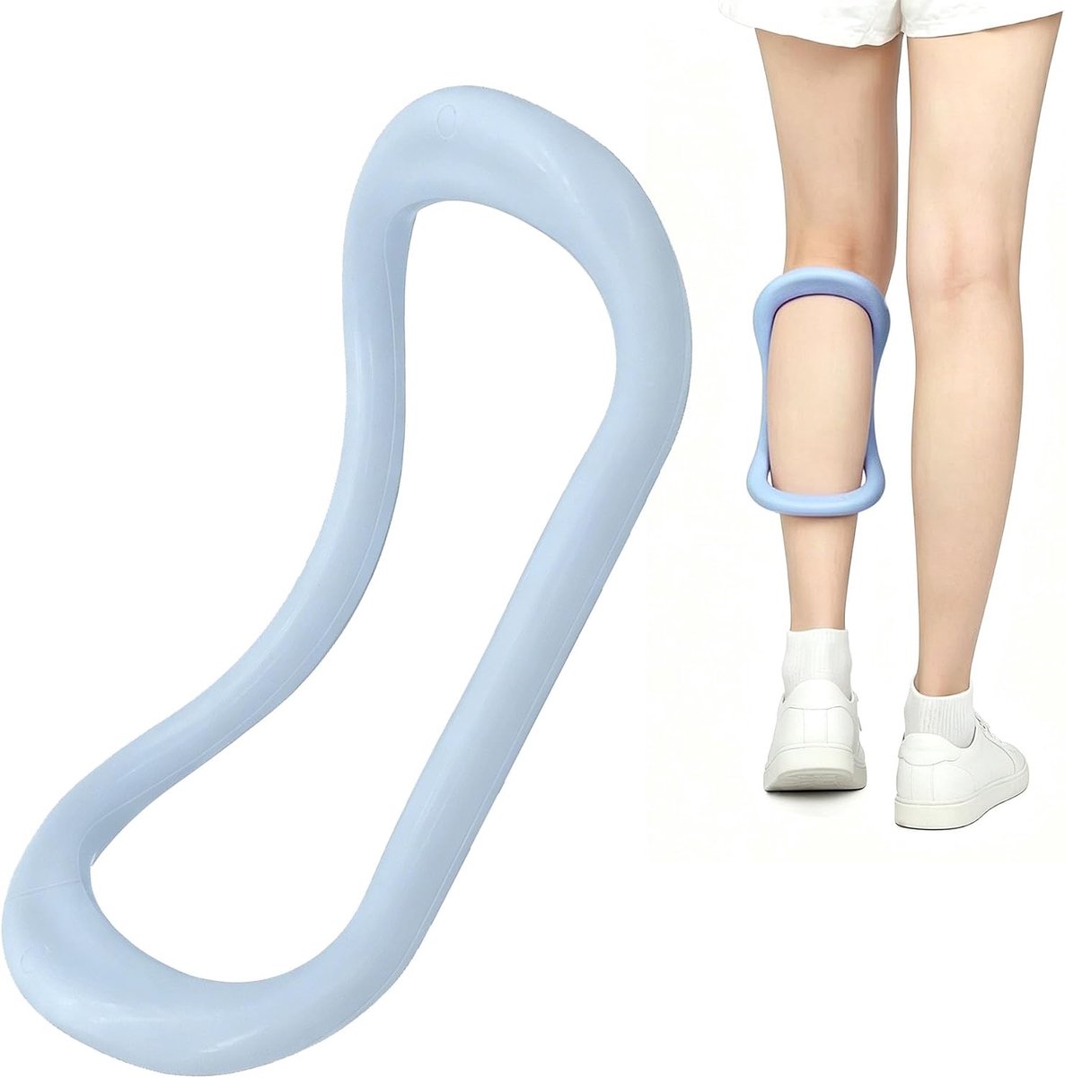 Pilates cirkel blauw - TPE - antislip - ideaal voor thuis training - ShopVlot