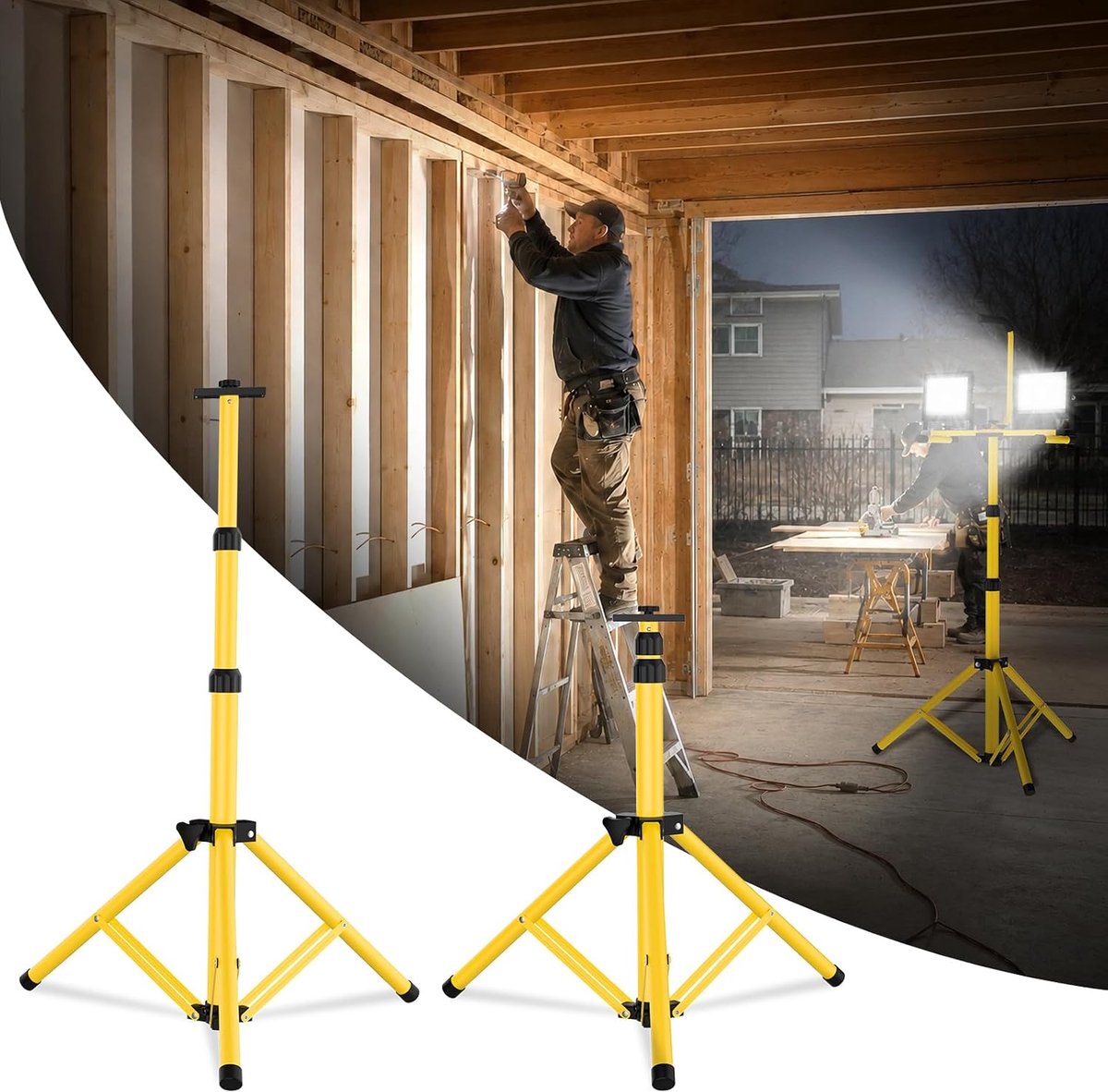 Telescoopstatief 62-157cm - Hoogte verstelbaar - Stevig en lichtgewicht - Ideaal voor fotografie en videoproductie - ShopVlot