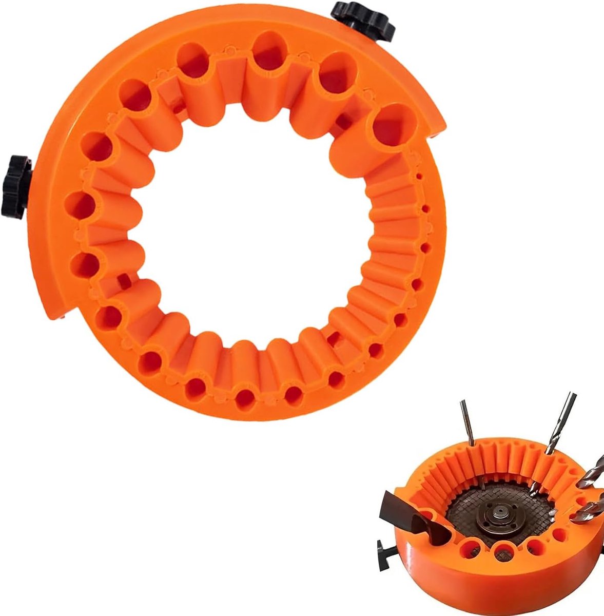 Drill sander universeel 115-125 mm - robuust ABS - efficiënt slijpen van 2-13 mm boren - herstelt scherpte - ShopVlot