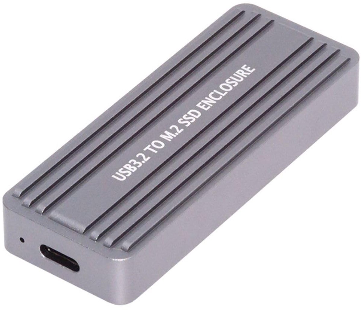 M.2 NVME/SATA SSD behuizing - USB 3.2 20Gbps - RTL9220 chipset - Ideaal voor data-overdracht - ShopVlot