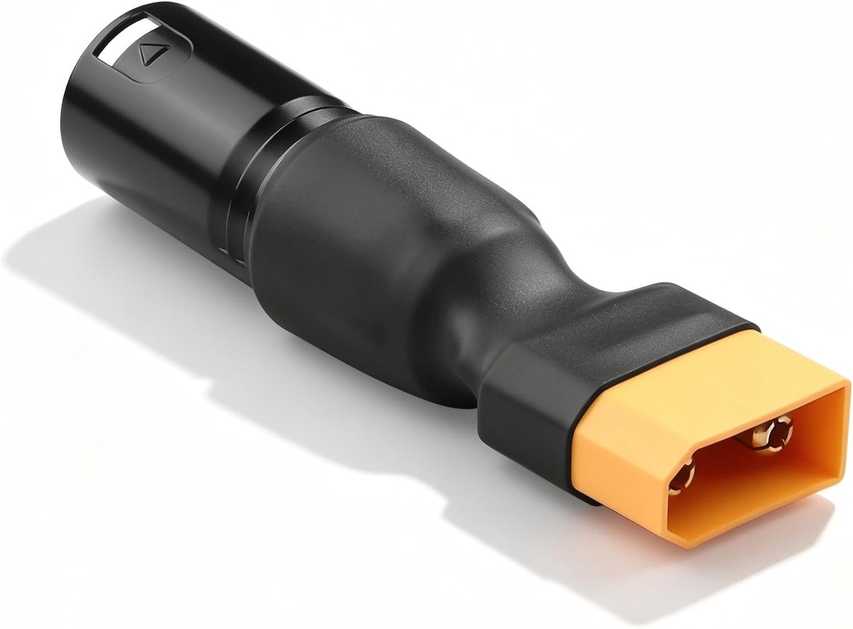 GINTOOYUN XLR naar XT90 adapter XLR 3-pins mannelijke stekker naar XT90 mannelijke stekker converter voor op afstand - ShopVlot