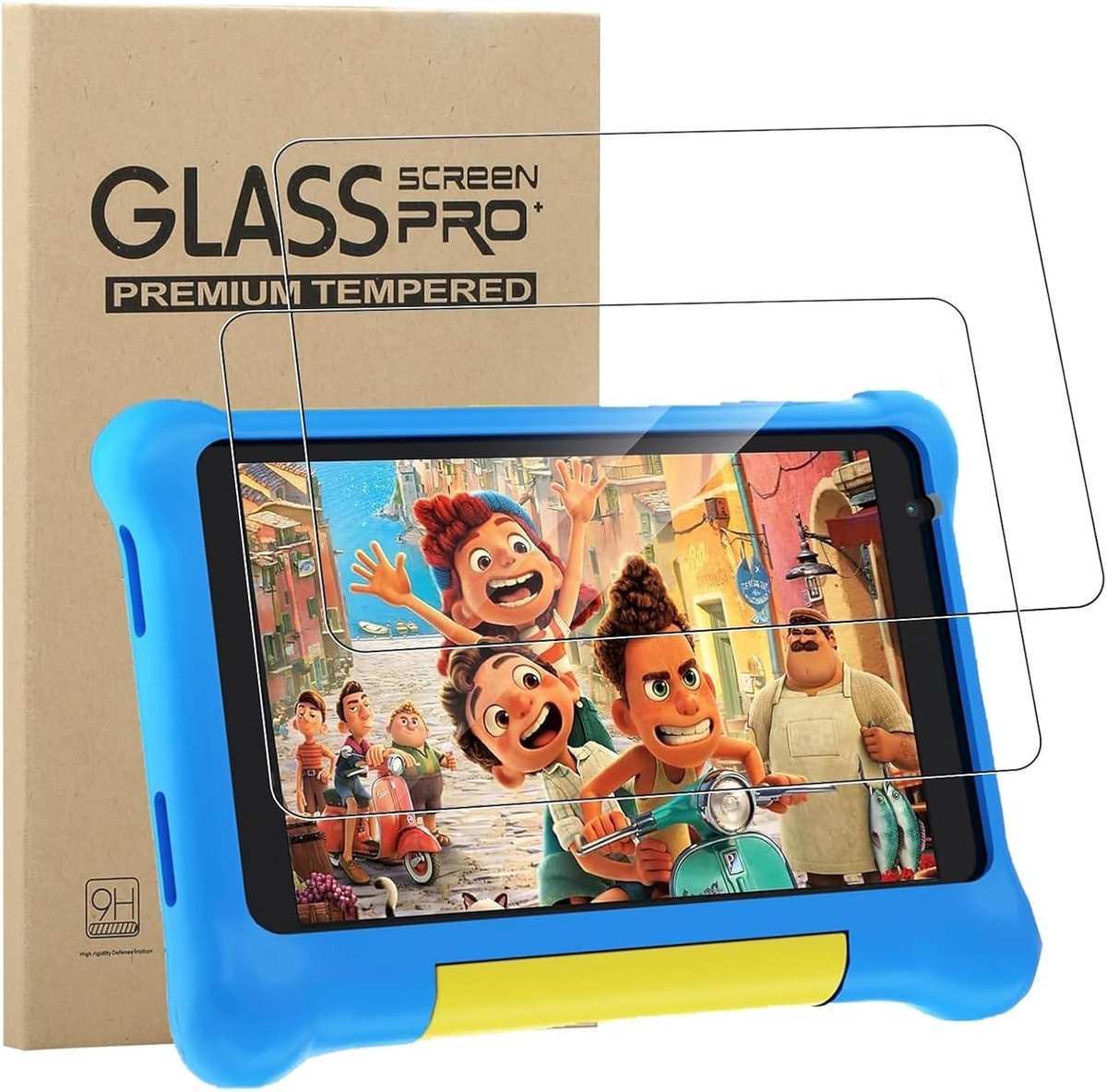 MEMELOKA Tempered Glass for HiGrace Kids Tablet, 7 Inch Hardness 9H Scratch-Resistant HD [Anti-Fingerprint] - ShopVlot
