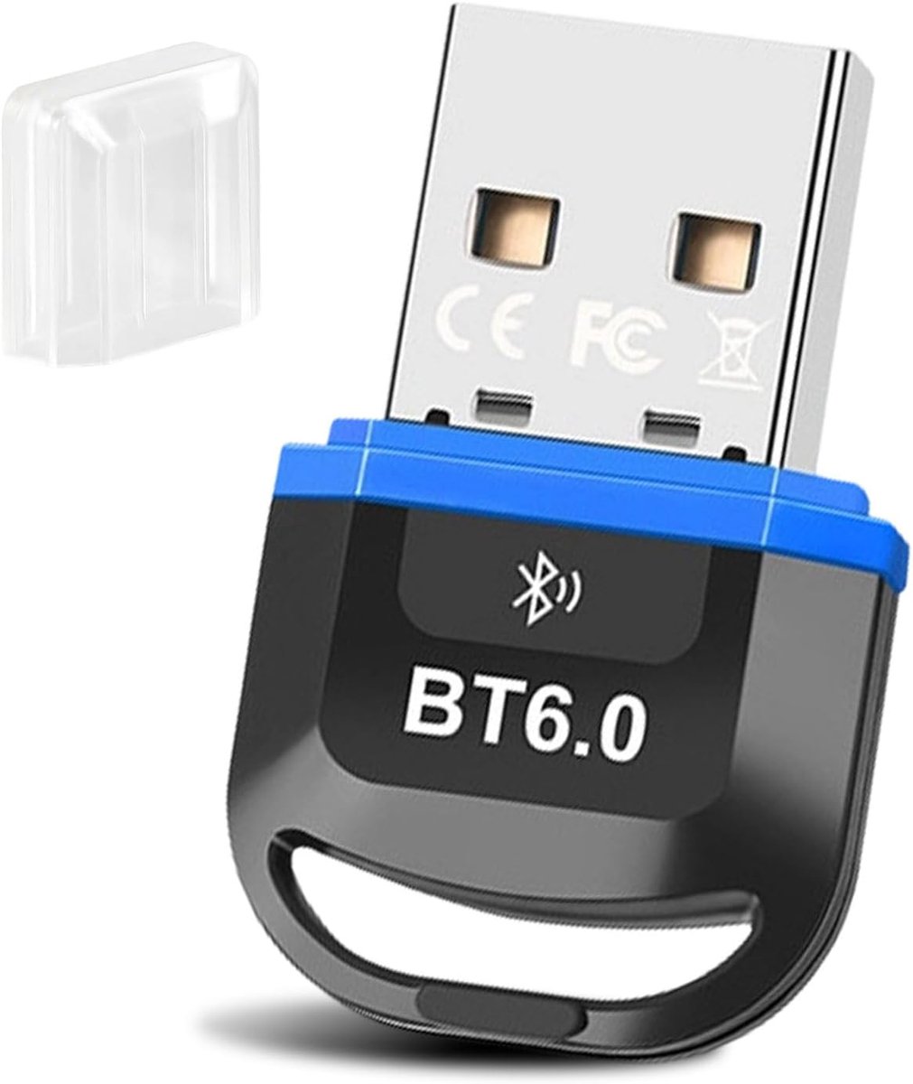 Bluetooth 6.0 Adapter USB-dongle voor pc, USB Bluetooth-stick, high-speed, groot bereik, lage latentie, compatibel met - ShopVlot