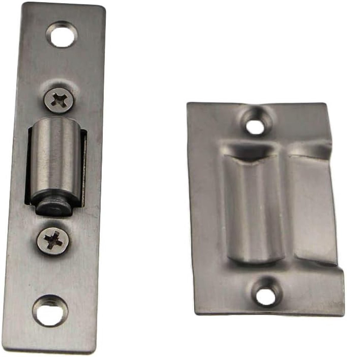 304 stainless steel adjustable roll catch for pull handle Furniture Kitchen and Cabinet Walk-through Door - ShopVlot