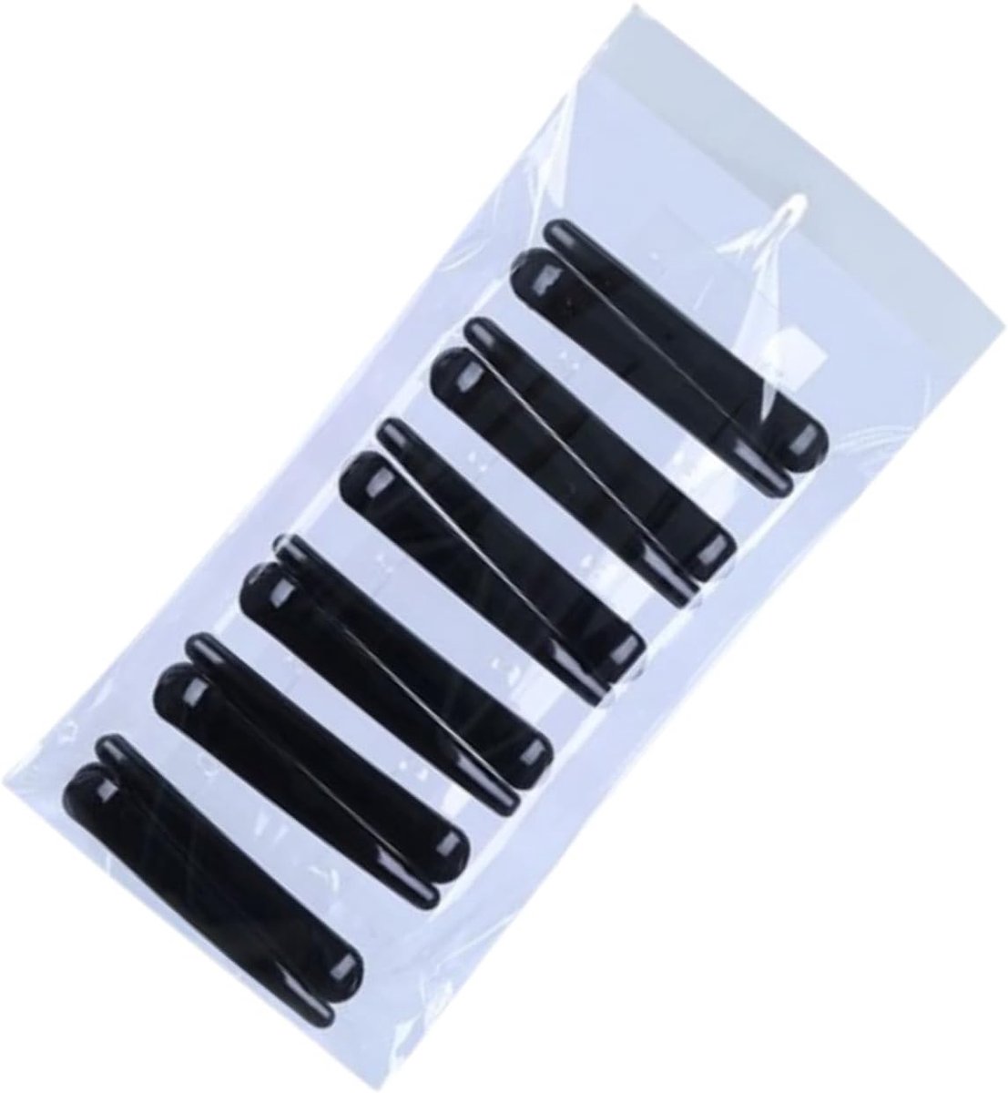 Pack of 12 Hair Clips Hair Clips Duck Bill for Professional Hair Hairdressing Haircut (Black) - ShopVlot