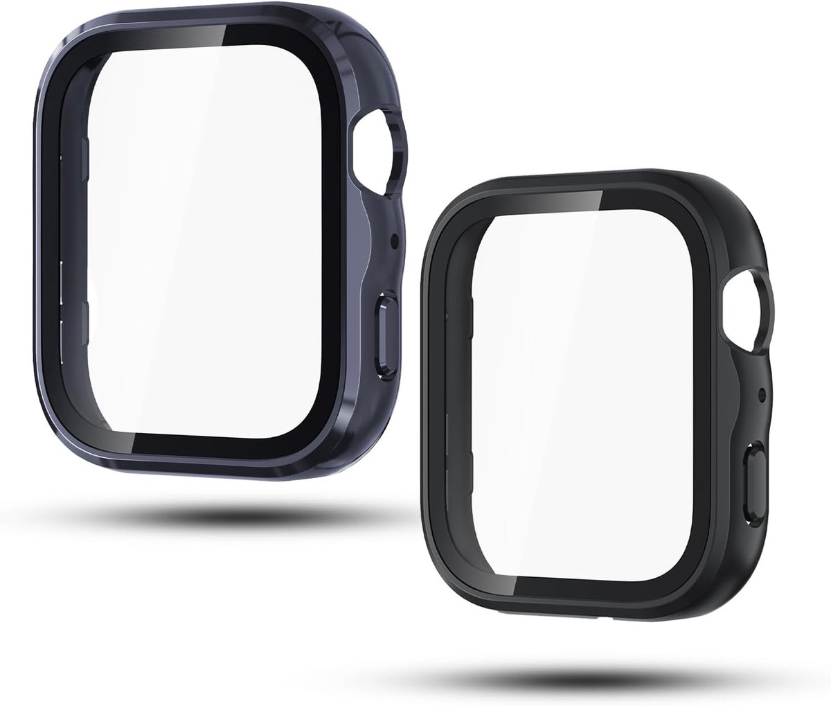 Set van 2 hoesjes met displaybeschermfolie voor Huawei Watch FIT 5, all-in-one PC harde hoes + beschermhoes van gehard - ShopVlot
