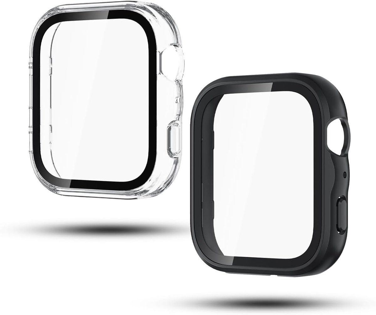 Set van 2 hoesjes met displaybeschermfolie voor Huawei Watch FIT 5 Pro, all-in-one PC-harde hoes + beschermhoes van - ShopVlot