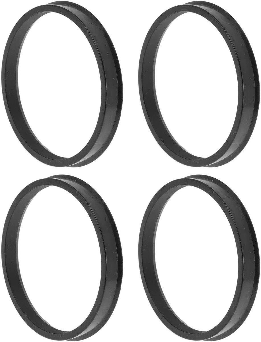 Solidchoice - Auto Wiel Hub Centric Ringen 84.1mm tot 76.1mm Zwart Polycarbonaat 4 Stuks