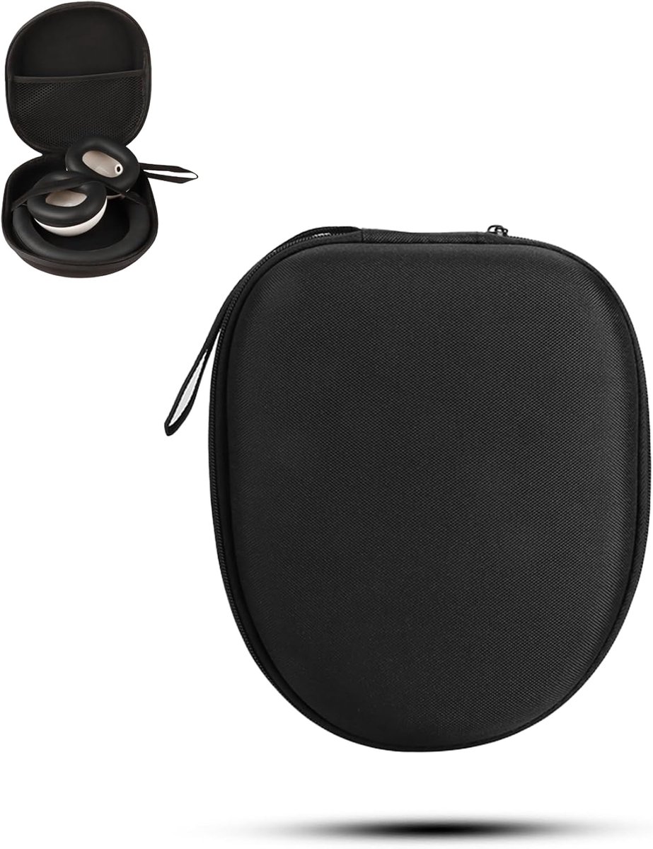 Harde beschermhoes voor Soundcore Space 2 hoofdtelefoon, zwart, schokbestendig en waterafstotend, reistas - ShopVlot