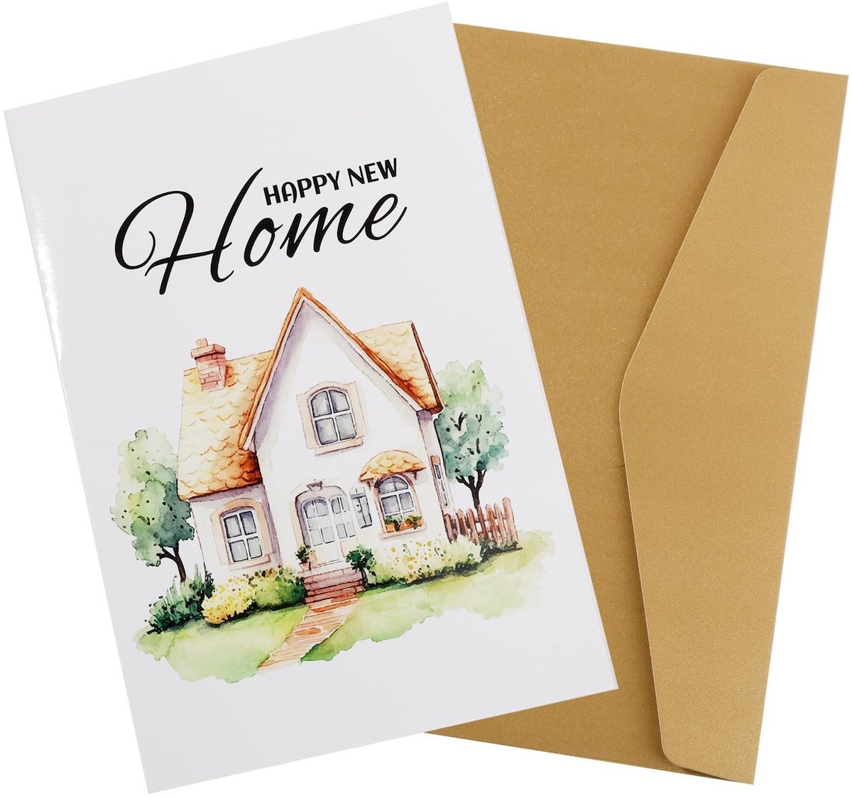 Solidchoice - Welkom Thuis Kaart met Envelop voor Nieuwe Huizen