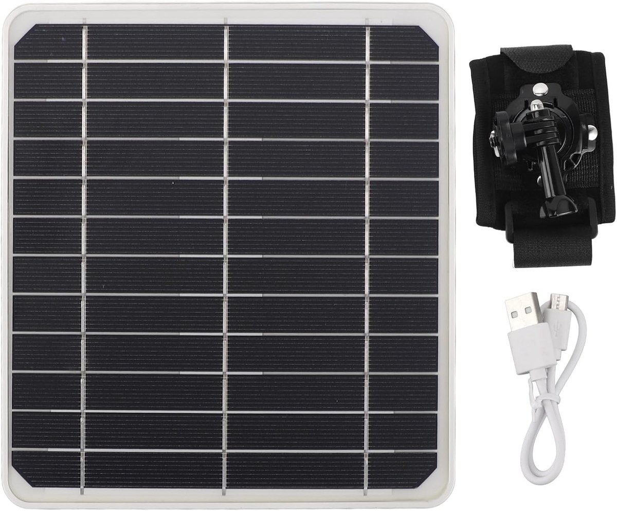 20W Solar Panel, 5V 2A Mini USB TYPE C DC Port Solar Panel, IP67 Waterproof Monocrystalline Module DIY Solar Panel Kit - ShopVlot