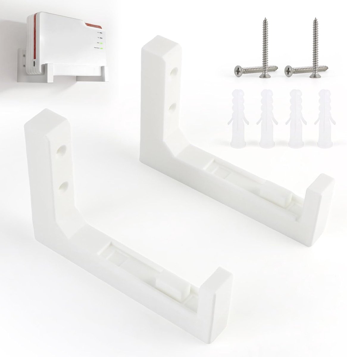 Muurbeugel voor Fritzbox 5690 Pro - robuuste montagestandaard voor Fritzbox 5690 Pro,eenvoudige installatie en - ShopVlot
