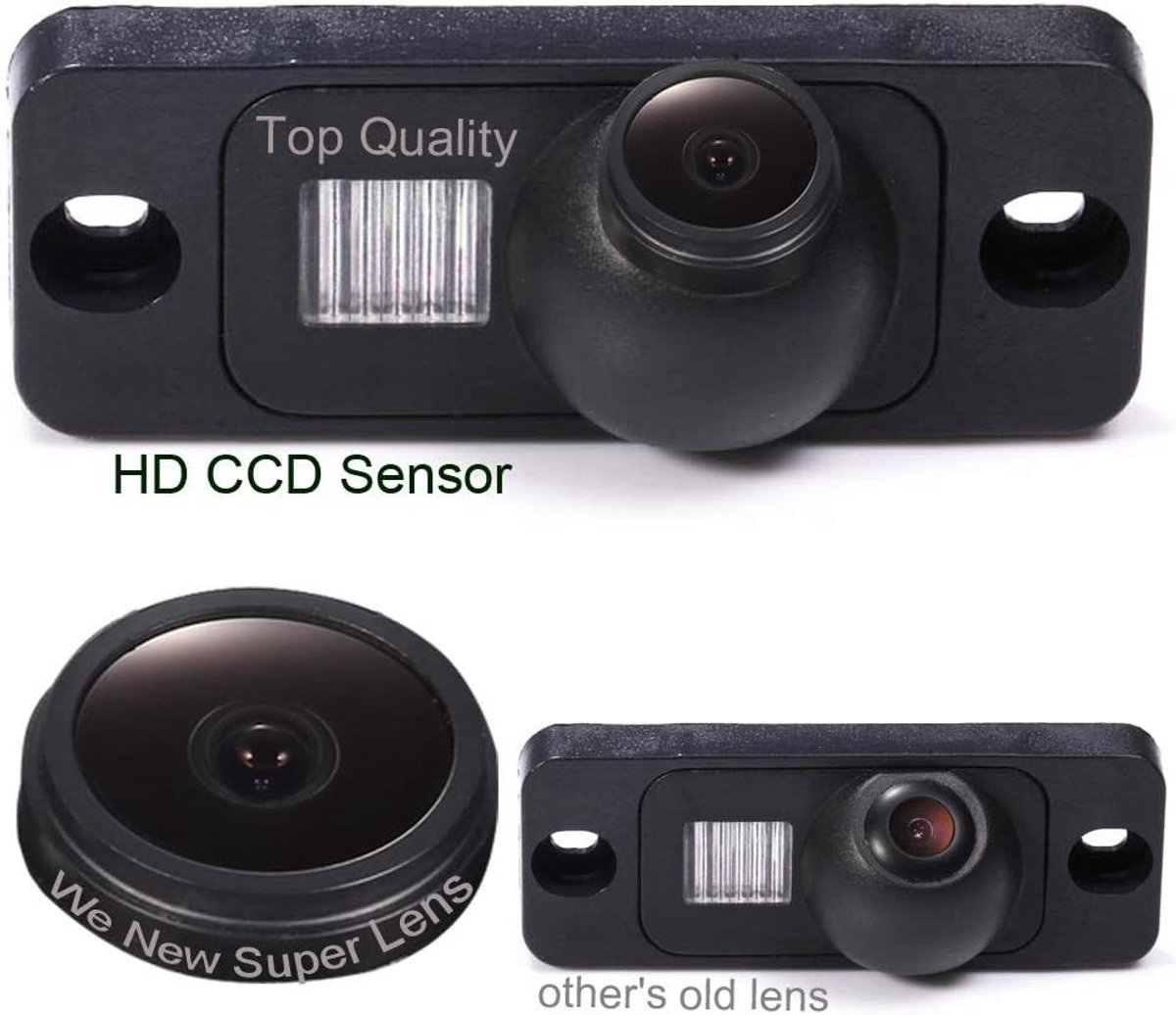 1000 TV Lines Starlight Super Pro HD Lens Rear View Camera Upgraded Parking Aid with 8IR Night Vision 170° Wide Angle - ShopVlot