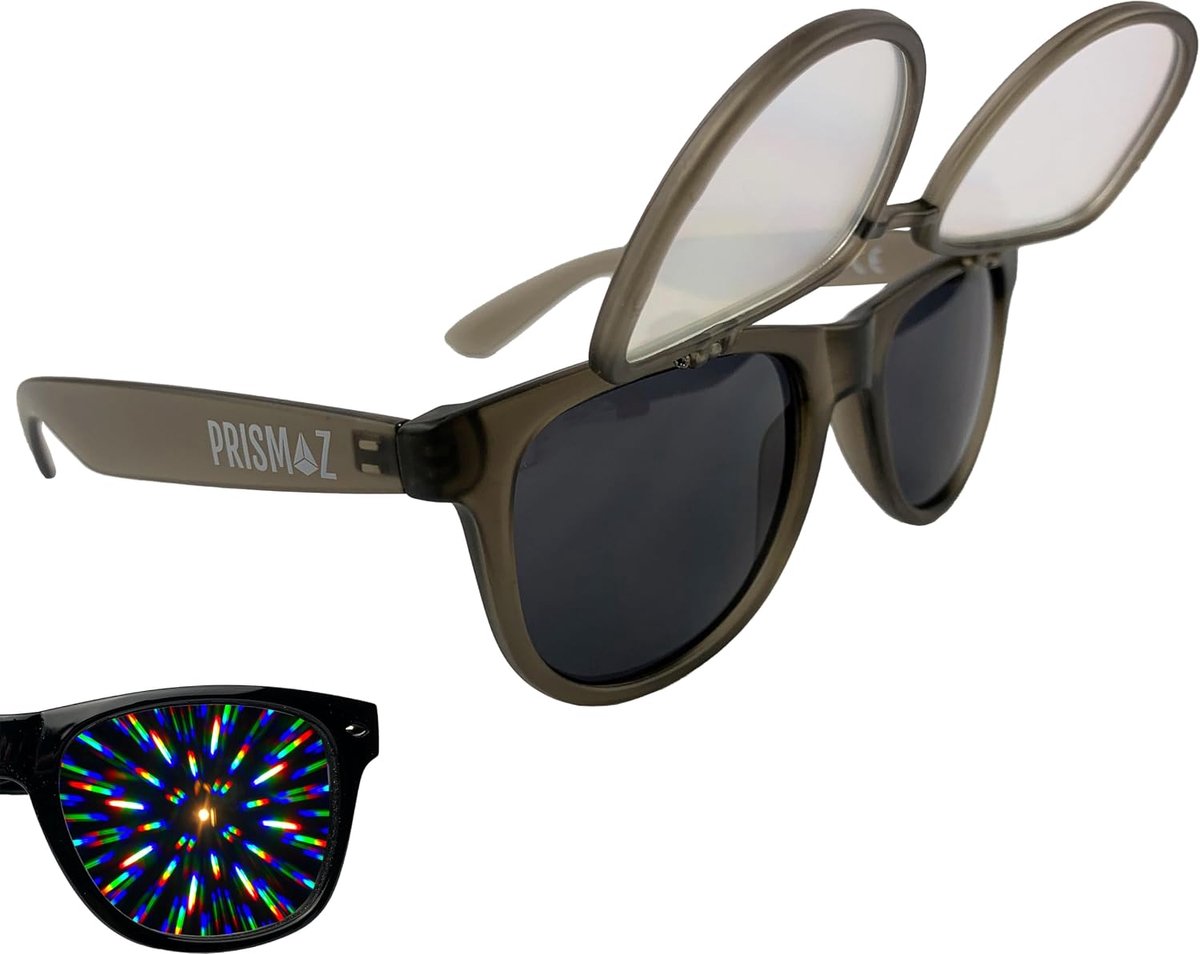 PRISMAZ Foldable Spectral Glasses for Fantastic Rainbow Kaleidoscope Effects - ShopVlot