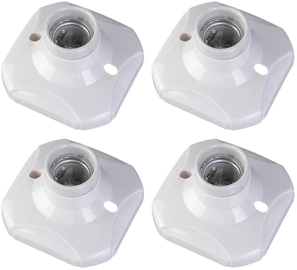Fitting, E27 Socket, E27 Fittings, Ceiling Light Fittings, Ceramic LED Lamp Fittings, Suitable for Indoor Wall Lights - ShopVlot