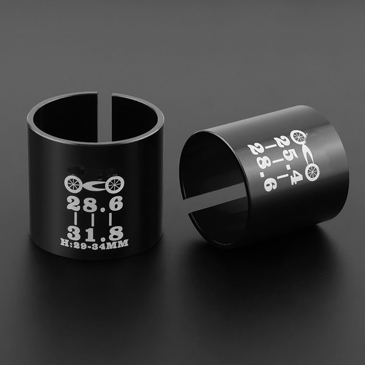 Fiets Ahead Stem Spacer 25.4mm-28.6mm - Aluminium - Eenvoudige montage - Geschikt voor stuurverhogers - ShopVlot