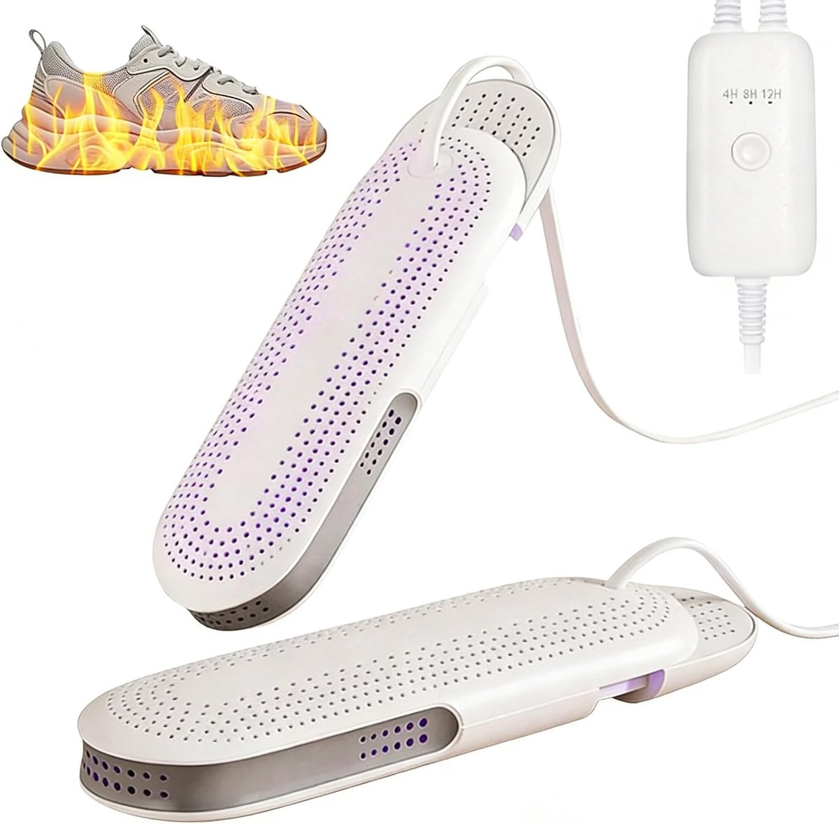 Elektrische Schoendroger met Timer - 3 Warmtemodi - Antibacterieel - Ideaal voor Schoenen en Ski Boots - ShopVlot