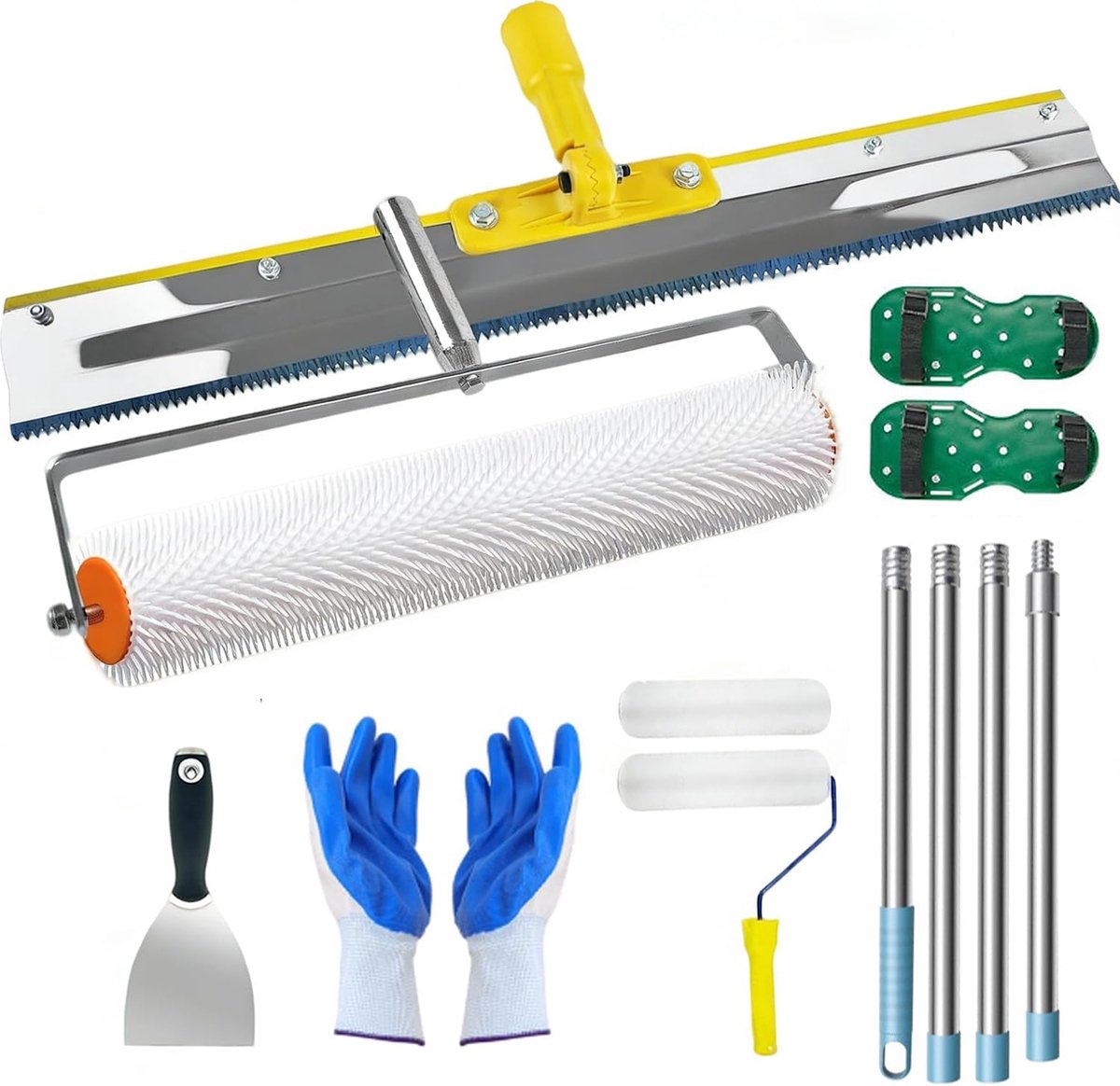 Zelfnivelleringsmiddel voor vloeren - set voor epoxyhars - professioneel bubbelverwijderingssysteem - ShopVlot