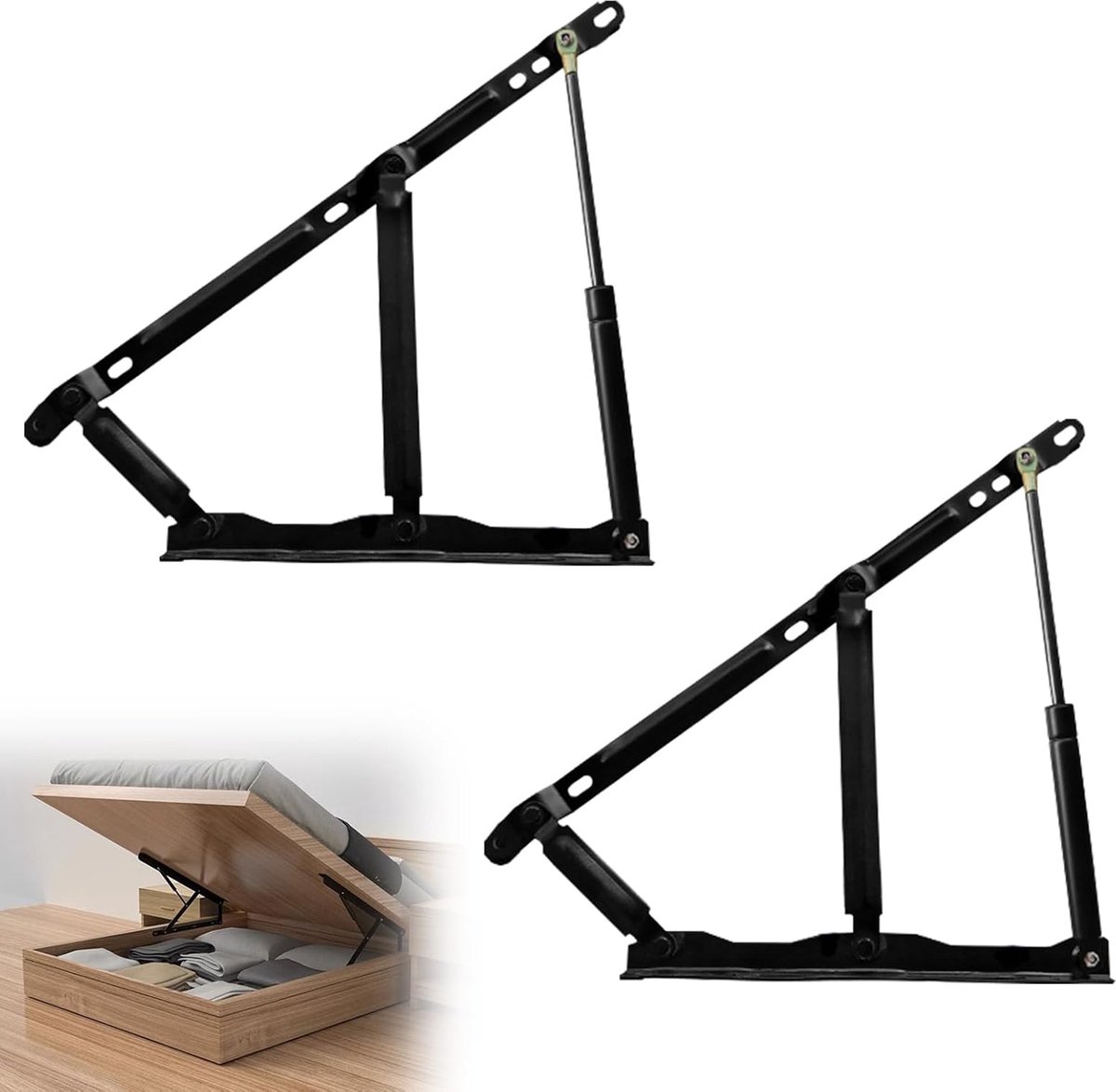 Gasveer 900N - Stalen Lifting Mechanisme - Voor zware bedden - Soepele werking - ShopVlot