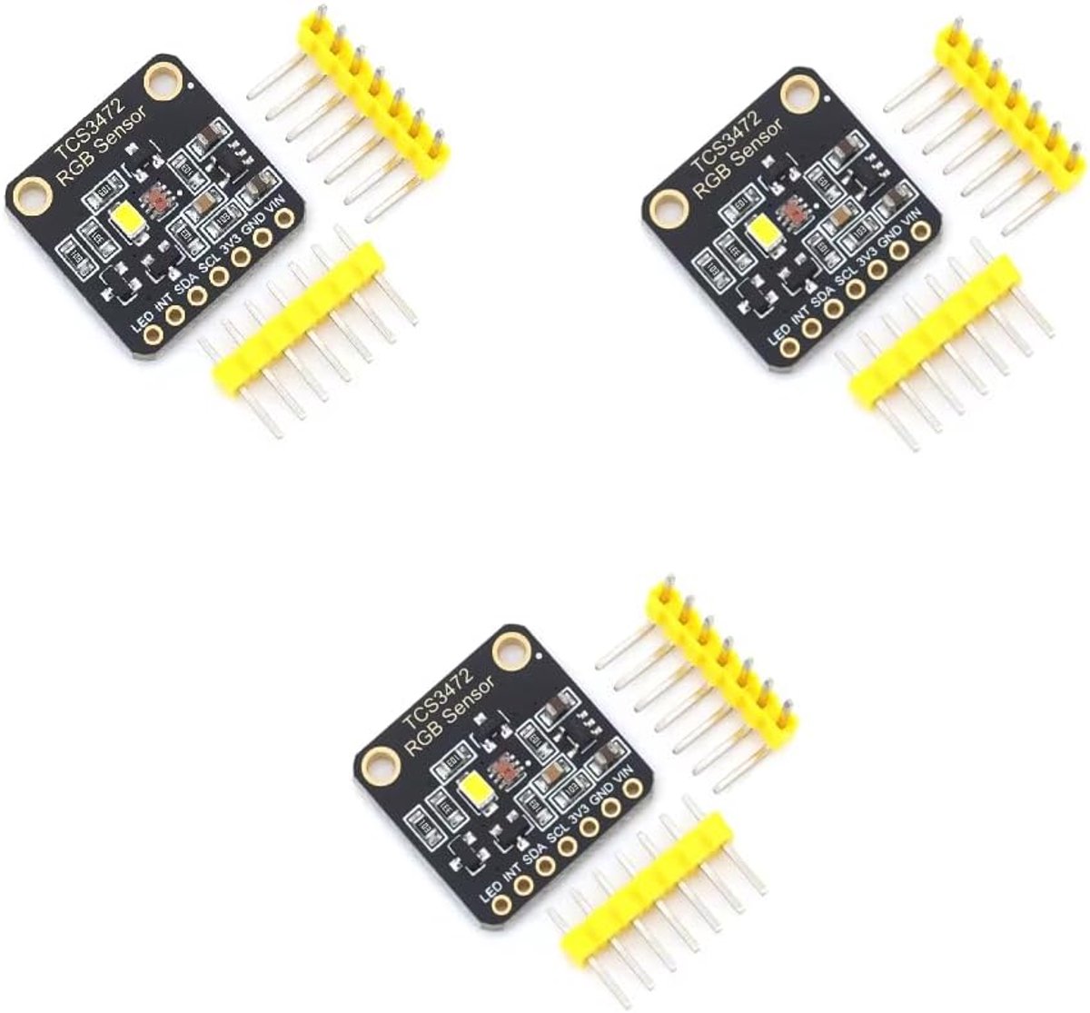 RGB kleurensensor TCS34725 - 3 stuks - kleurherkenning module - nauwkeurige kleurmeting - ShopVlot