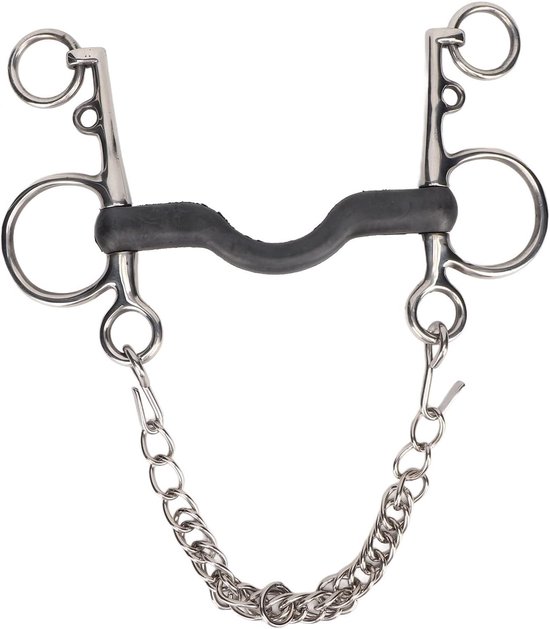 Stevige en Gemakkelijke Paardenmondtrens van Handgepolijst Roestvrijstaal voor Veilige Paardentraining en Accessoires (127MM) Stevige en Gemakkelijke Paardenmondtrens van Handgepolijst Roestvrijstaal voor Veilige Paardentraining en Accessoires (127MM)