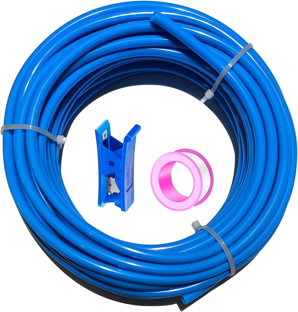 Pneumatische polyurethaanslang 10 m - blauw - flexibele luchtslang - ideaal voor DIY persluchtsystemen - ShopVlot