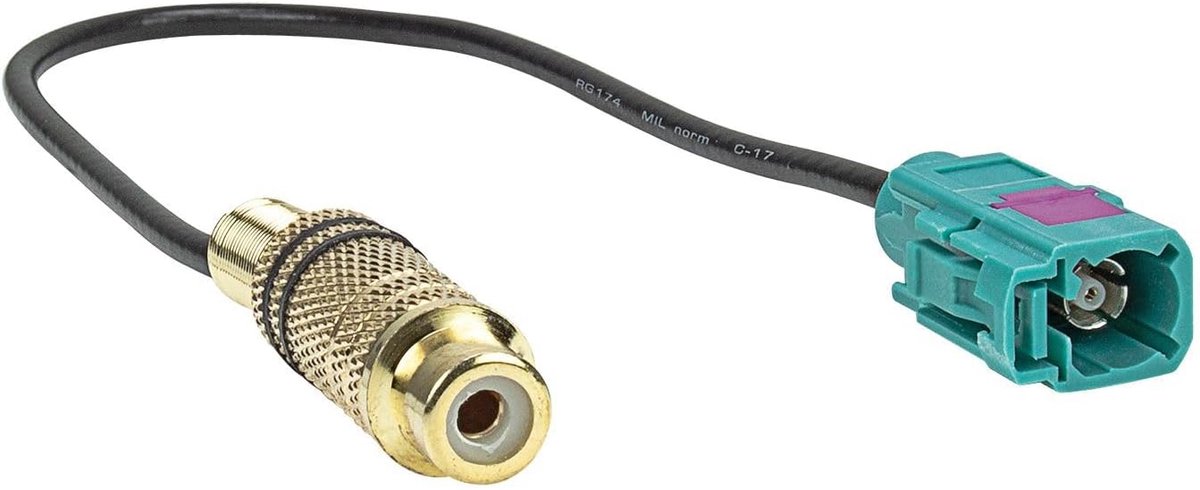 Antenne adapter Fakra (F) naar RCA (F) - Videoaansluiting - Geschikt voor Mercedes en Ford - Eenvoudige installatie - ShopVlot