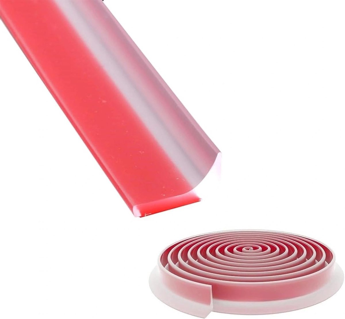 Wandverbinding profiel 1 m - transparant - waterdicht - bescherming tegen water en douche - ShopVlot