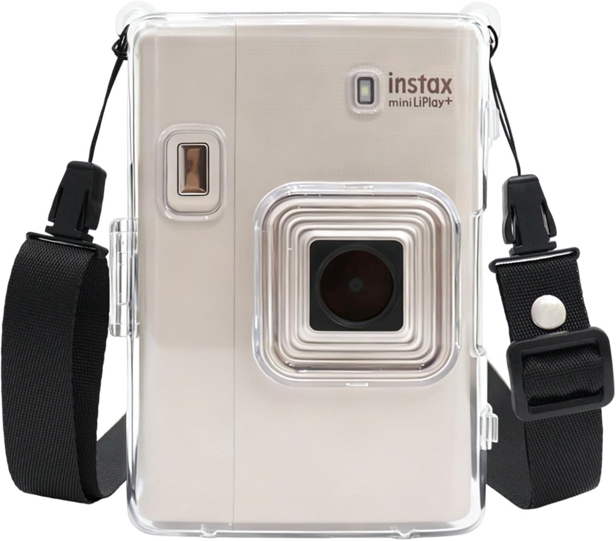 Rieibi Transparent Case for INstax Mini Liplay+, PC Crystal Protective Case for Fuji LiPlay+ Camera, Hard Carrying - ShopVlot