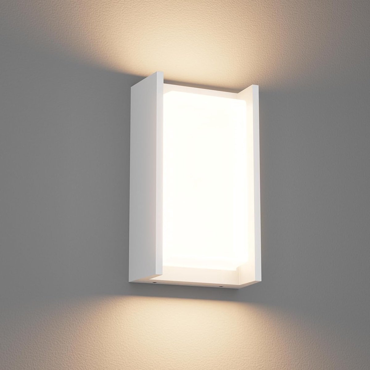 Klighten 24W LED Outdoor Wall Light, Warm White Light 3000K, IP65 Waterproof Wall Lamp, Lighting Suitable for Indoor - ShopVlot