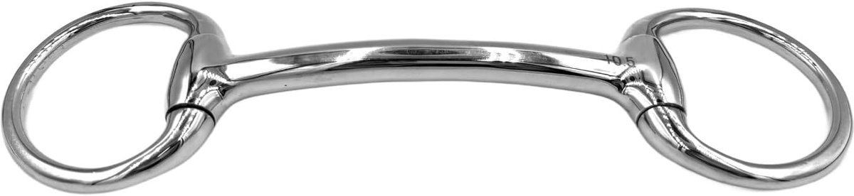 ES0095 Gebit, Olive Head Bar, Stainless Steel Bar Bit from Bangs to Full Size, Ring Diameter 55 mm, Bit Thickness 13 - ShopVlot