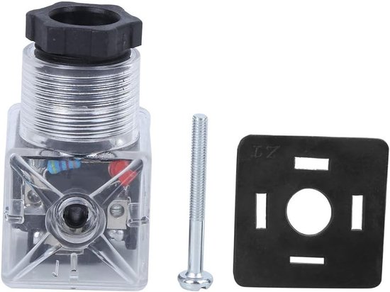 Waterdichte Solenoïde Spoel Plug voor DC24V Hydraulische Ventielen - 5 Stuks, Universele Indicator Plug en Gidspakking voor Crimpverbindingen — afbeelding 4