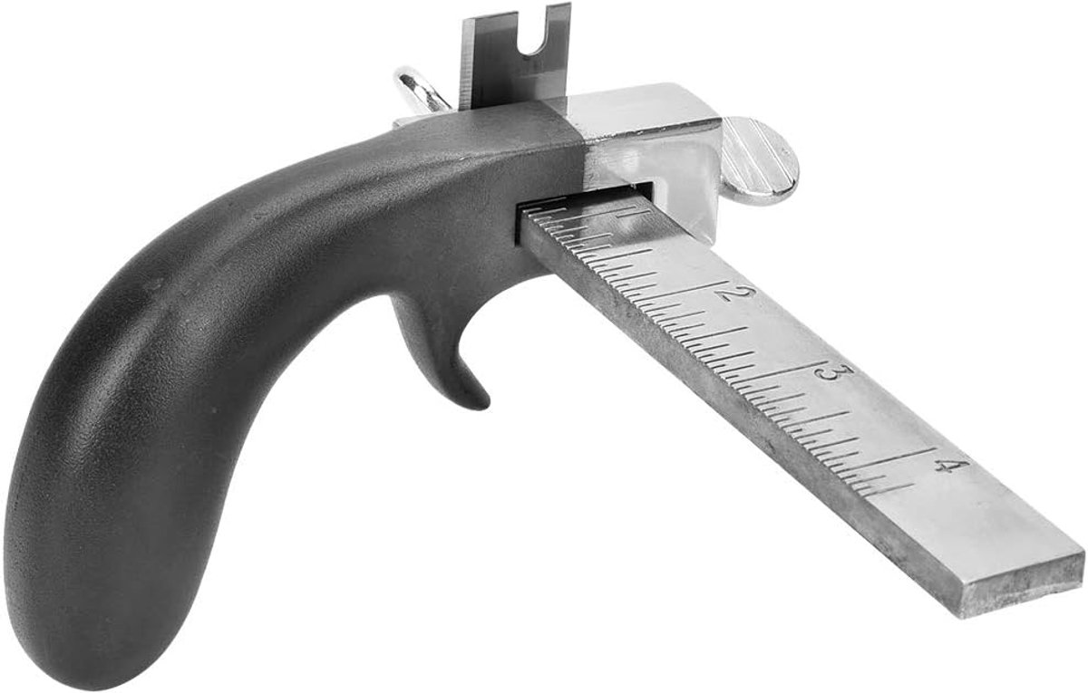 Leren riem snijmachine - Aluminium handvat - Professioneel snijgereedschap - Voor het knippen van leer - ShopVlot