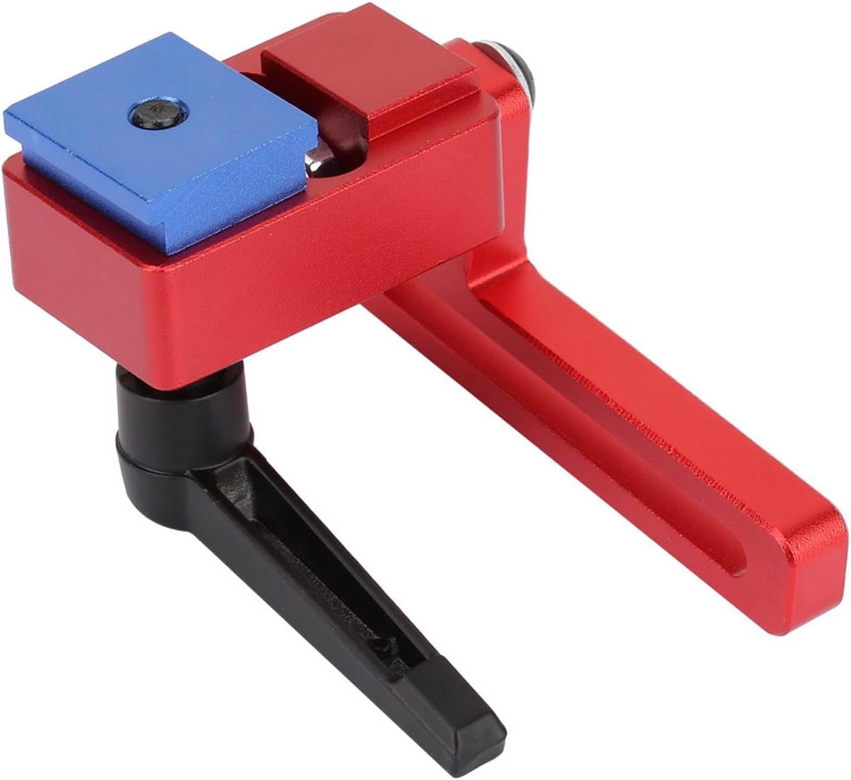 T-rails geleiderstopper 30 mm - aluminium legering - ergonomisch ontwerp - voor precisiewerk in de houtbewerking - ShopVlot