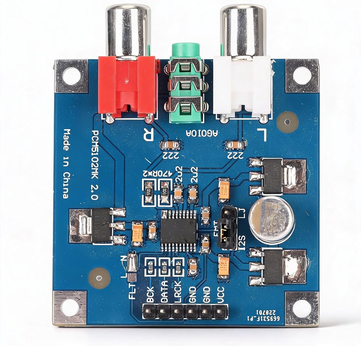 DAC decoder board 32bit 384K - I2S input - 3.5mm hoofdtelefoonuitgang - HiFi geluidskwaliteit - ShopVlot