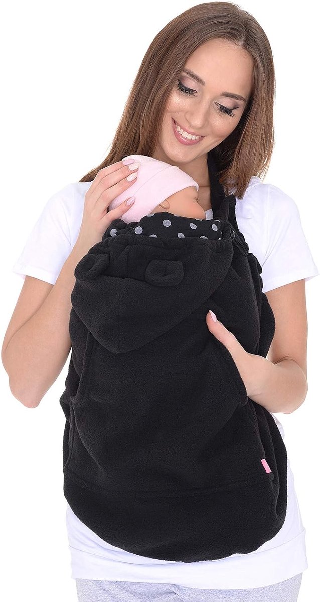 Draagtas voor Draagzakken - Universele Cover - Zwart met stippen - Comfortabele bescherming - ShopVlot