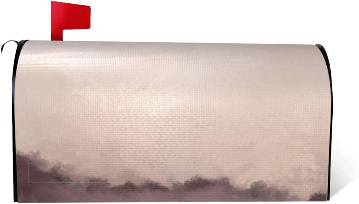 Brievenbusdecoratie - Brievenbushoes - Buiten Decoreren - Magnetisch Bevestigd - Standaard Formaat - Roze Zwart