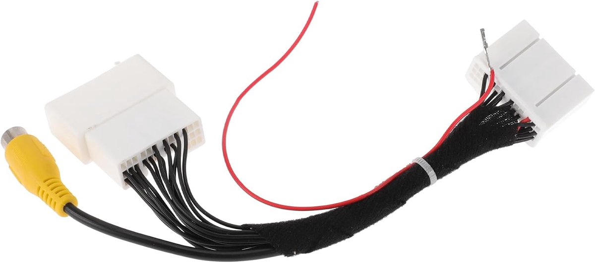Achteruitrijcamera adapter kabel - voor Toyota RAV4 2024 - zwart metaal - verbeterde zichtbaarheid - ShopVlot